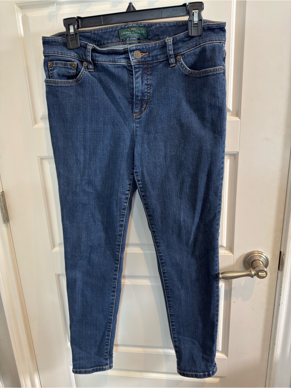 Ralph Lauren Women's Dark Indigo Skinny Jeans